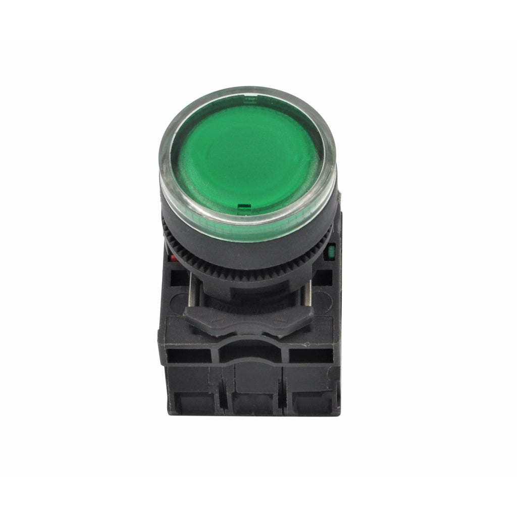 XB5AW33B5 Generic Green LED Panel Mount Indicator Switch-1