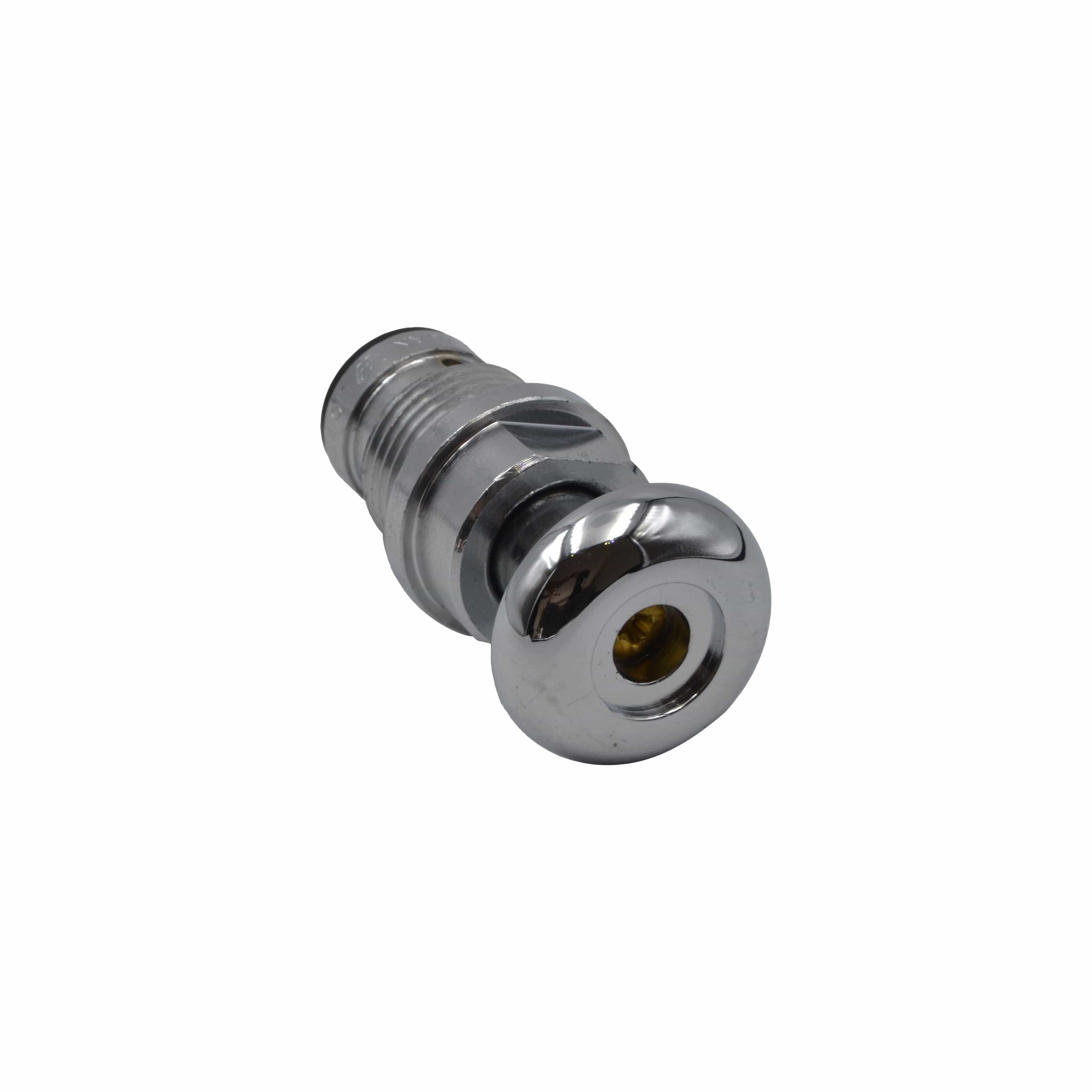 Plunger-Style Shut-Off Tap with Chrome Finish-1