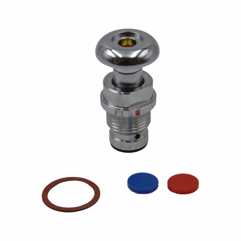Plunger-Style Shut-Off Tap with Chrome Finish-0