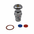 Plunger-Style Shut-Off Tap with Chrome Finish-0