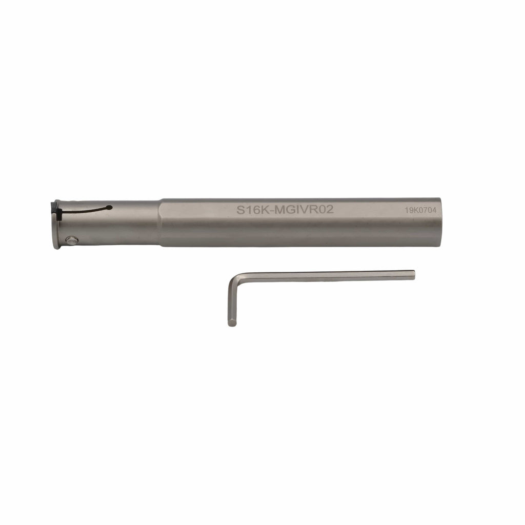 Grooving and Cut-Off Tool Holder S16K-MGIVR02 w/Inserts-1