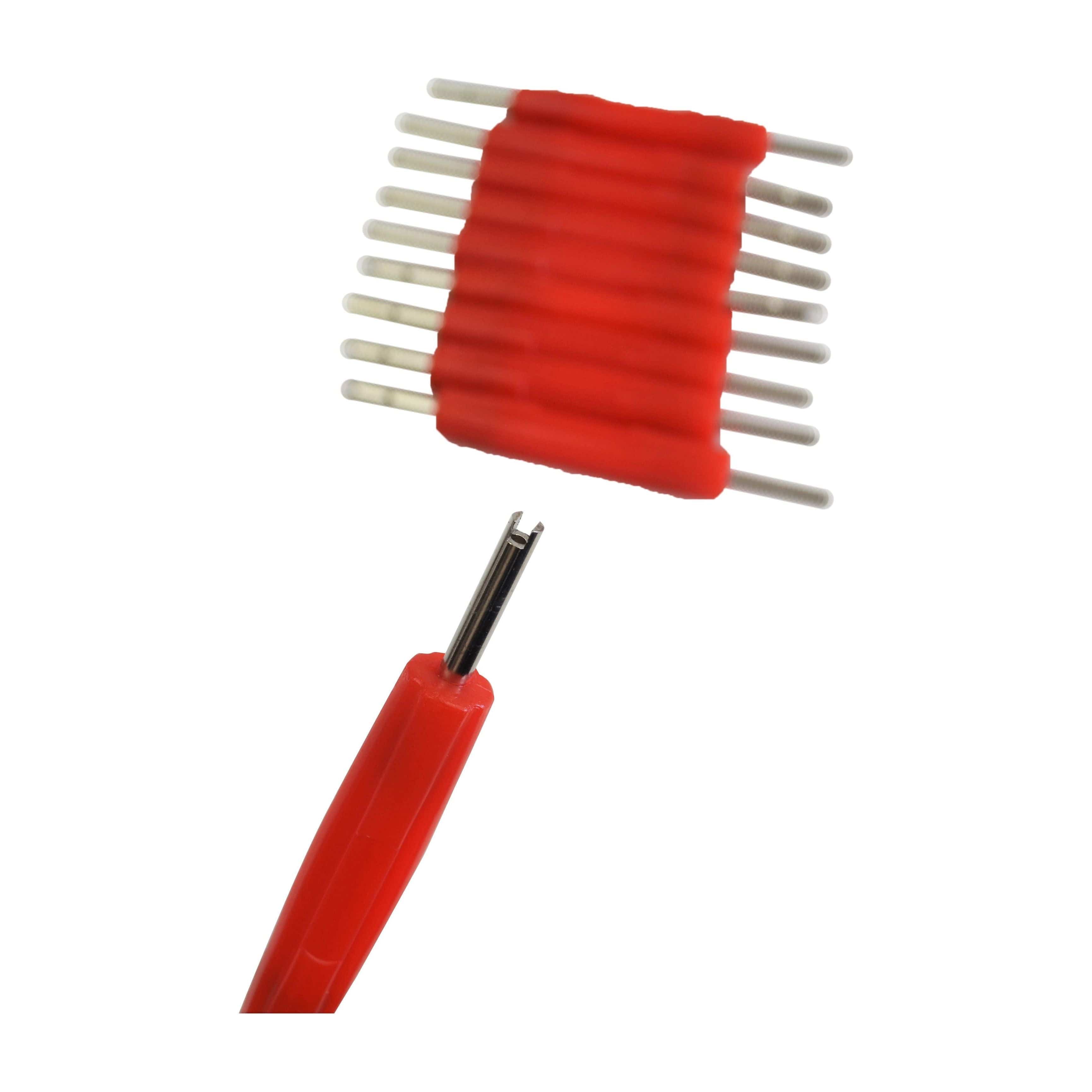 Double End Tyre Valve Core Remover Screwdriver Style Tool-2
