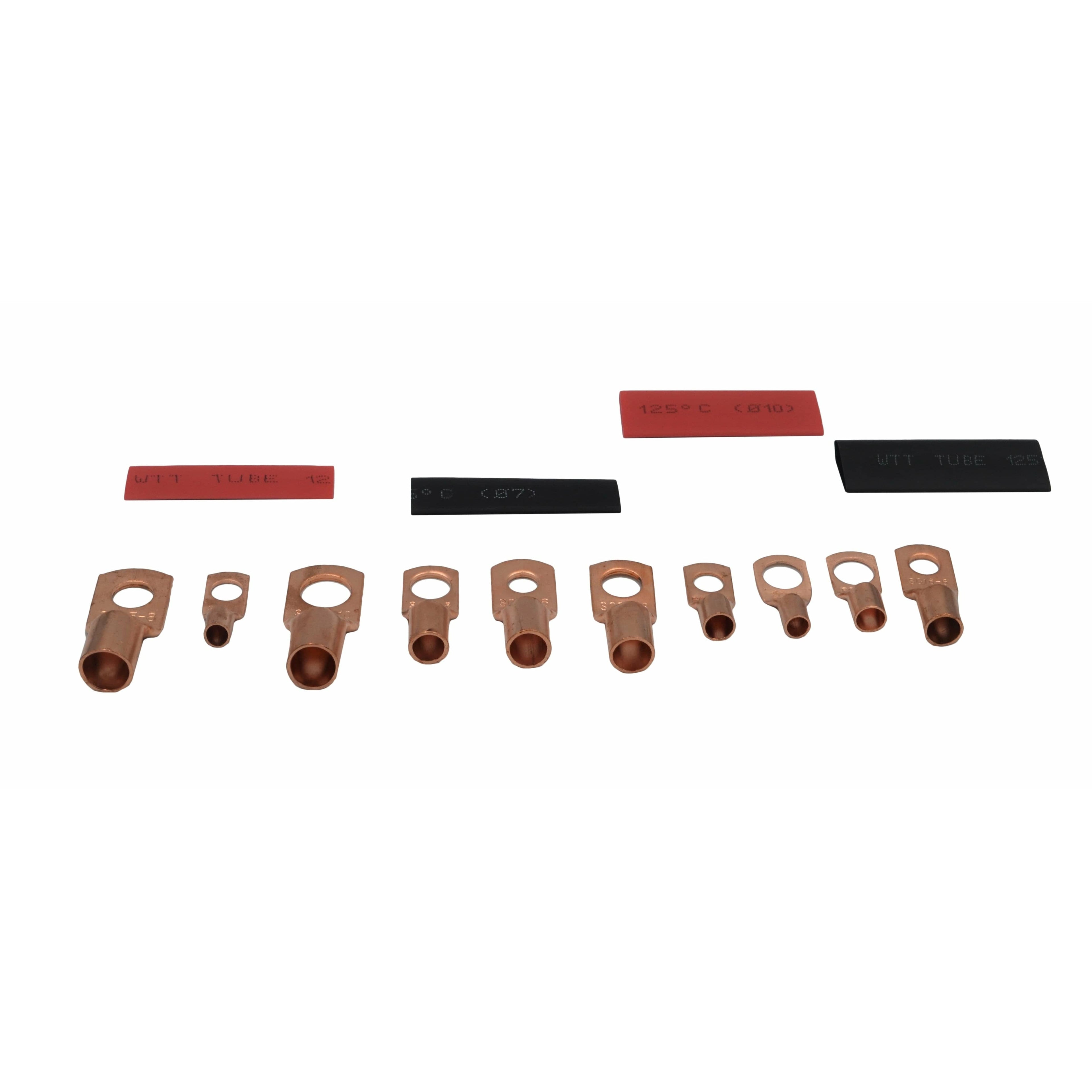 120pc Large Gauge Copper Lug Terminal Kit-3