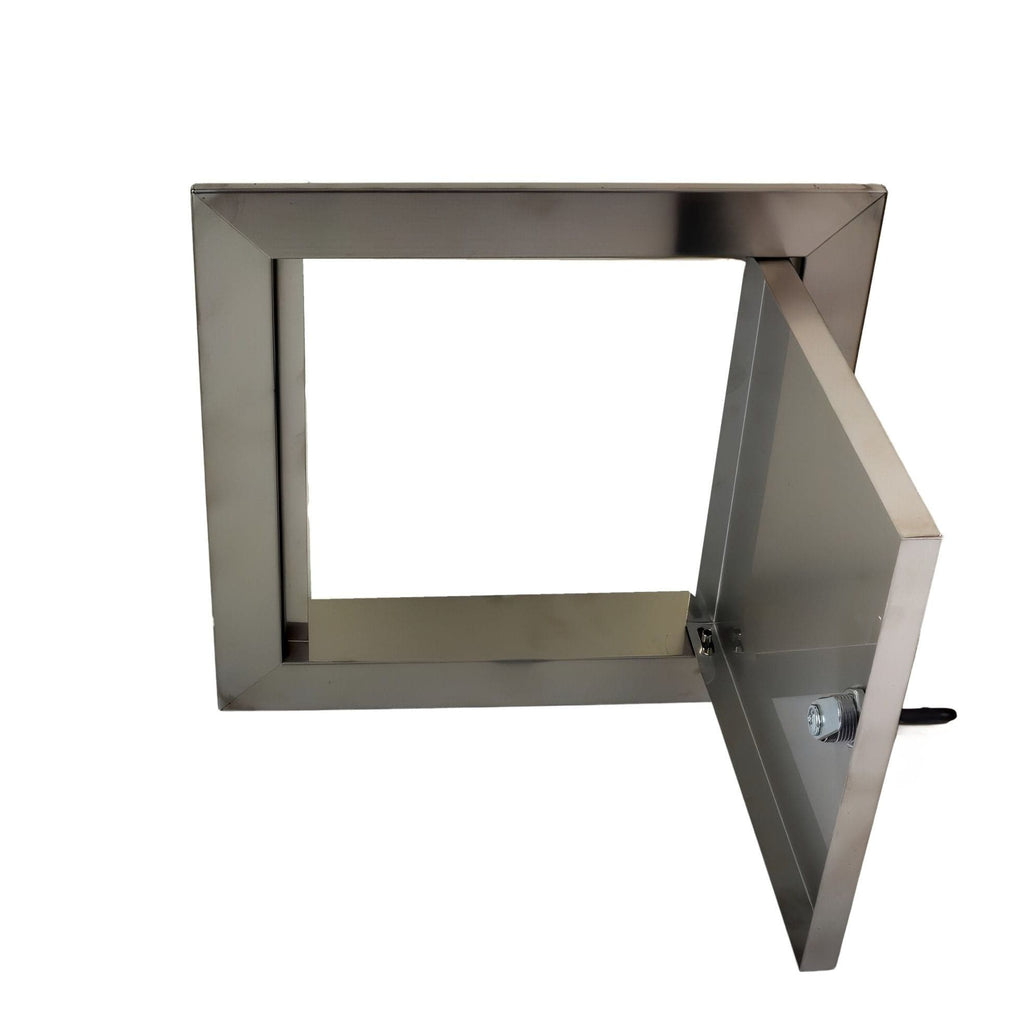 8″ (210mm) Stainless Steel Access Panel with Key Lock-2
